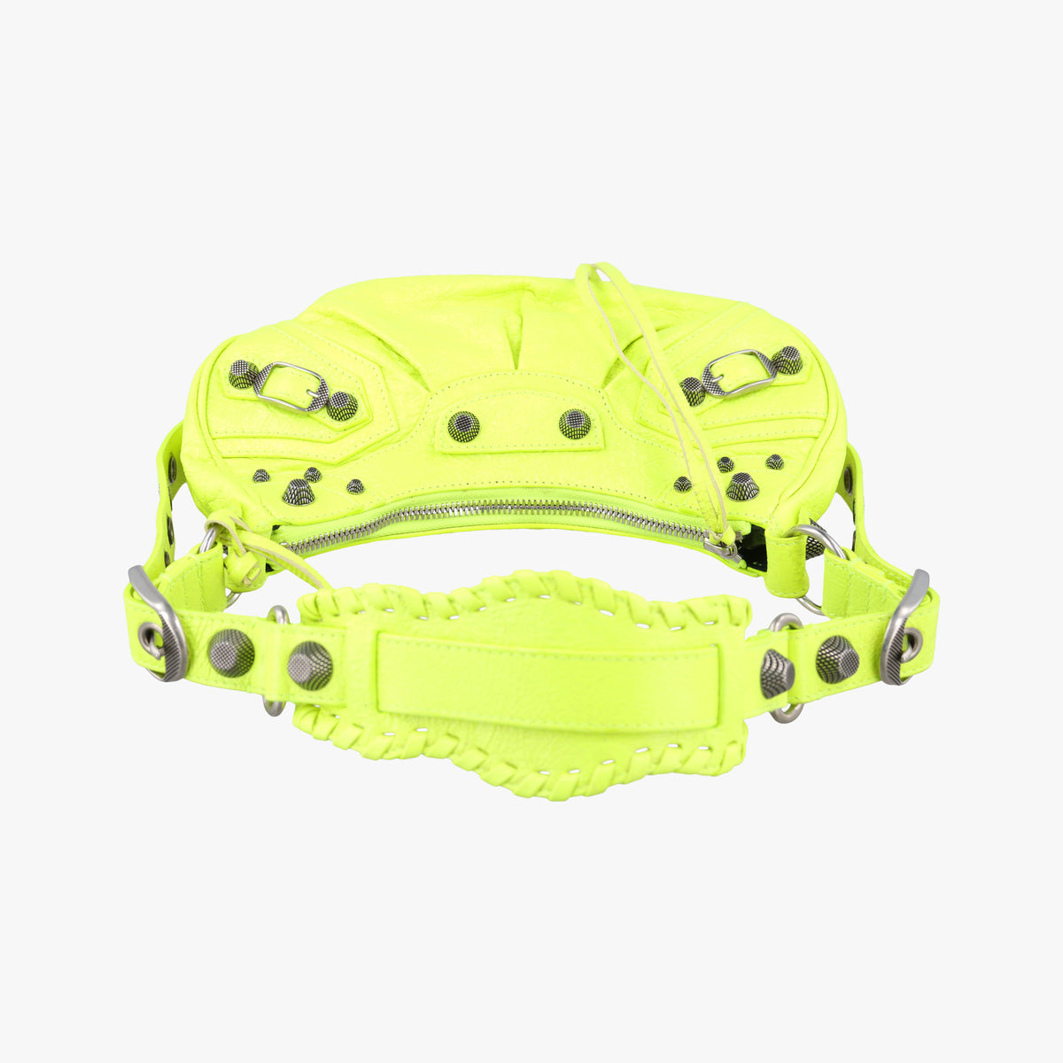 Vintage Balenciaga Le Cagole GreenYellow lambskin  shoulderbag | stylenewstar