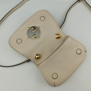 Pre-owned Gucci Blondie mini White Leather 698643 shoulderbag | stylenewstar
