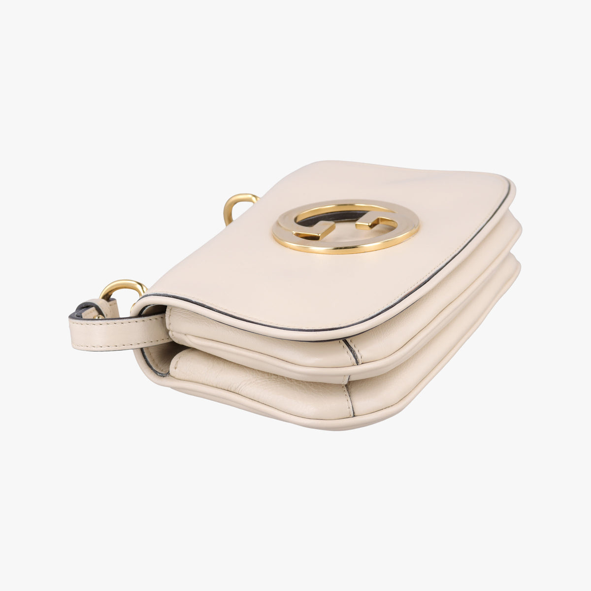 Pre-owned Gucci Blondie mini White Leather 698643 shoulderbag | stylenewstar