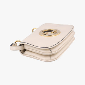 Pre-owned Gucci Blondie mini White Leather 698643 shoulderbag | stylenewstar