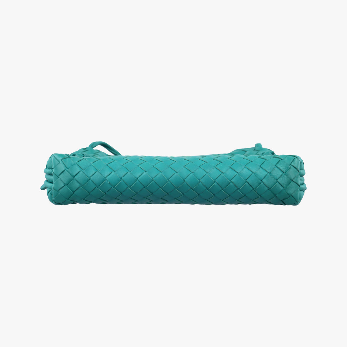 Pre-owned Bottega Veneta NODINI Intrecciato Green lambskin  shoulderbag | stylenewstar