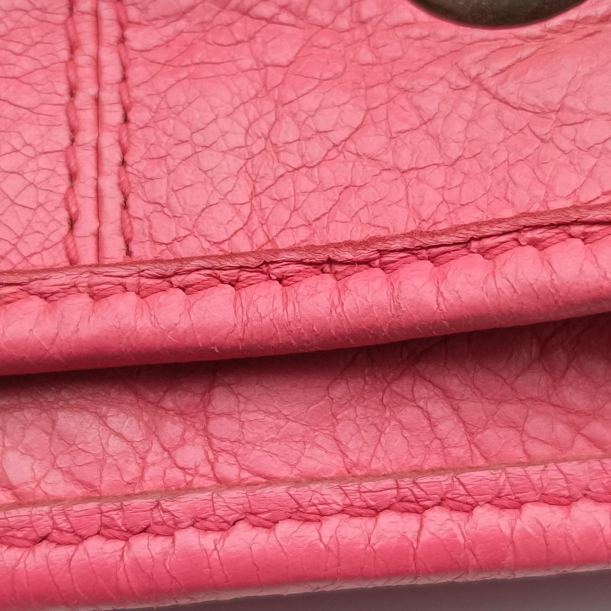 Vintage Balenciaga Pompon Pink Lambskin  handbag | stylenewstar