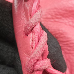 Vintage Balenciaga Pompon Pink Lambskin  handbag | stylenewstar