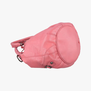 Vintage Balenciaga Pompon Pink Lambskin  handbag | stylenewstar