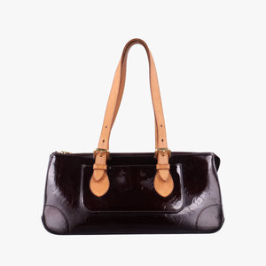 Pre-owned Louis Vuitton Rosewood Avenue Amaranth Vernis M93510 handbag | stylenewstar