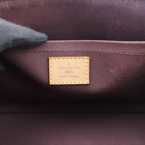 Pre-owned Louis Vuitton Rosewood Avenue Amaranth Vernis M93510 handbag | stylenewstar