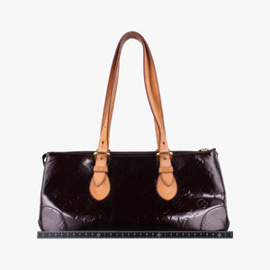 Pre-owned Louis Vuitton Rosewood Avenue Amaranth Vernis M93510 handbag | stylenewstar