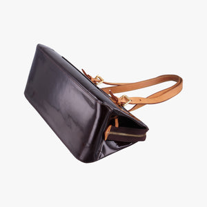 Pre-owned Louis Vuitton Rosewood Avenue Amaranth Vernis M93510 handbag | stylenewstar
