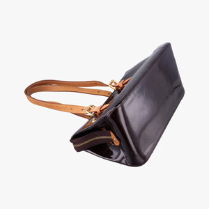 Pre-owned Louis Vuitton Rosewood Avenue Amaranth Vernis M93510 handbag | stylenewstar