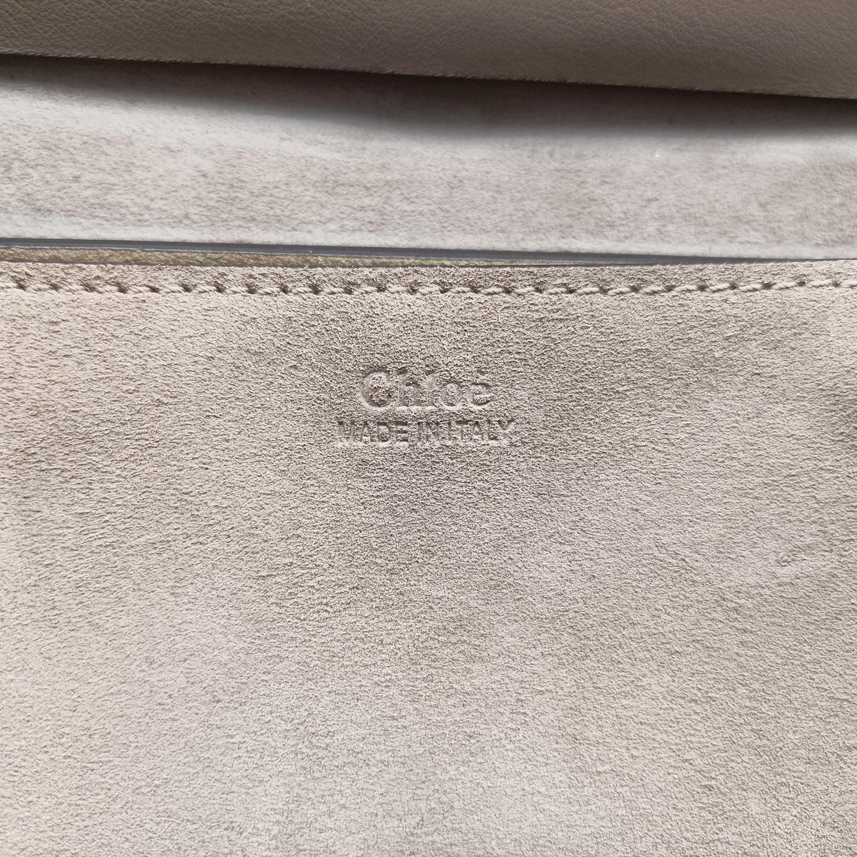 Vintage Chloe DREW Grey Leather × suede  shoulderbag | stylenewstar