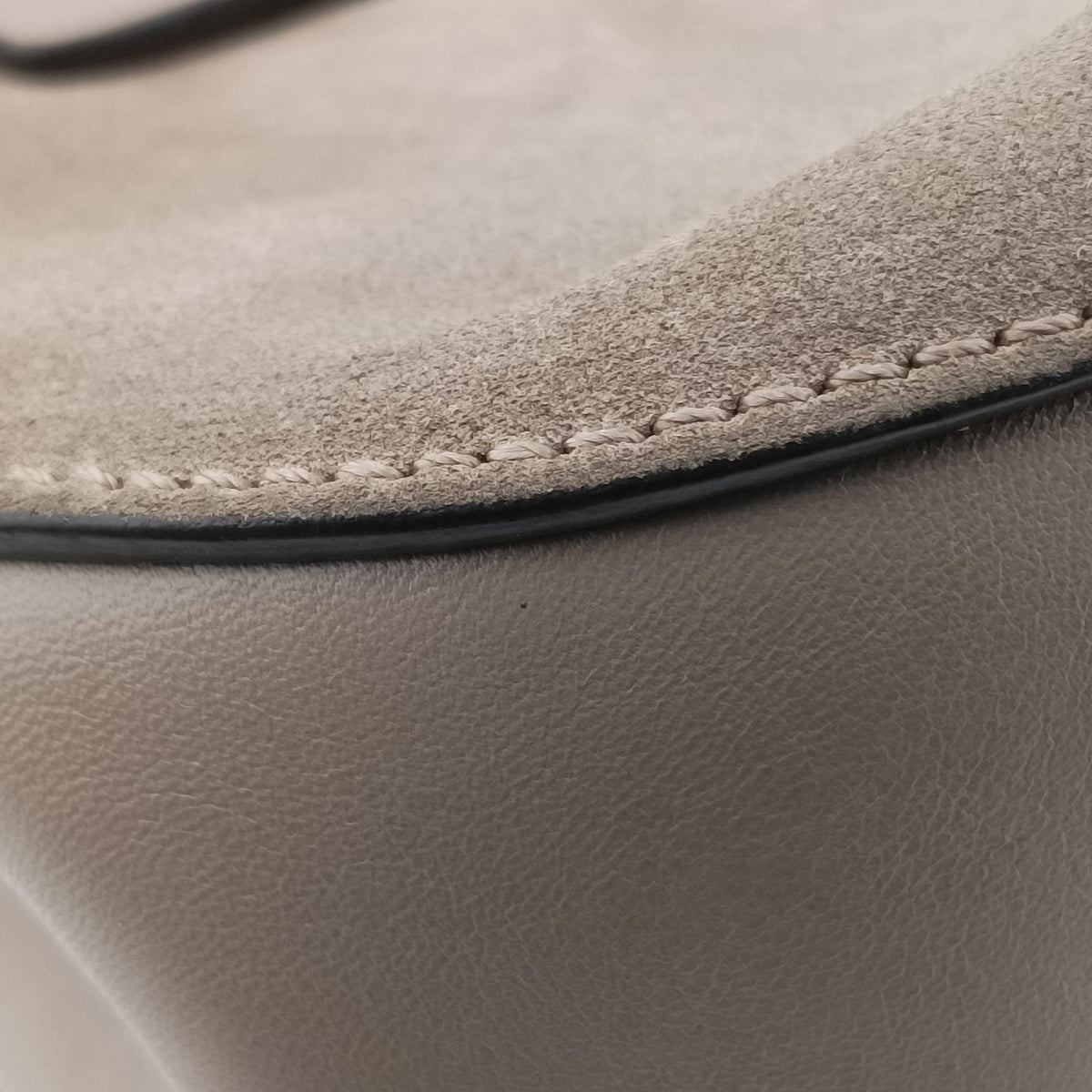 Vintage Chloe DREW Grey Leather × suede  shoulderbag | stylenewstar