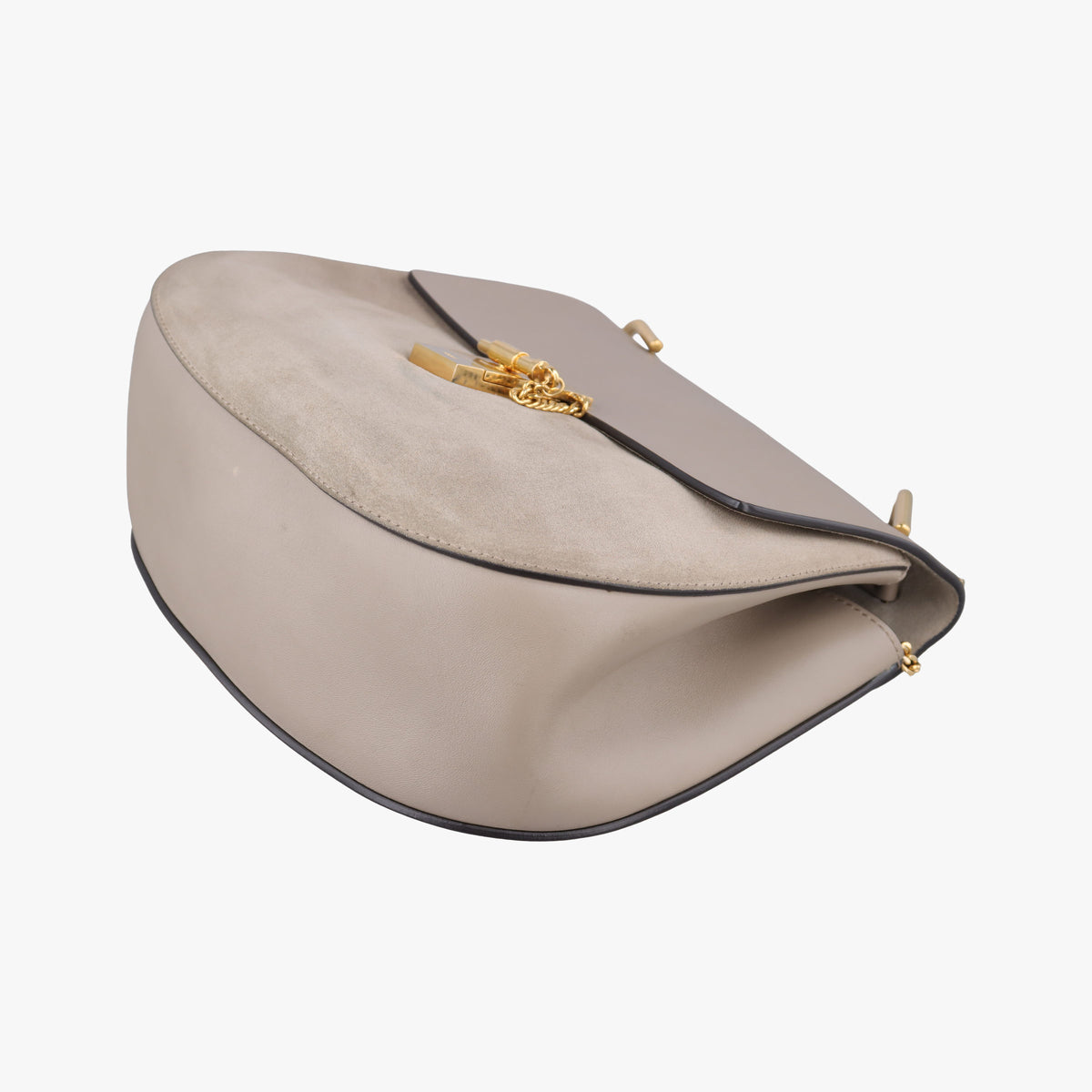 Vintage Chloe DREW Grey Leather × suede  shoulderbag | stylenewstar
