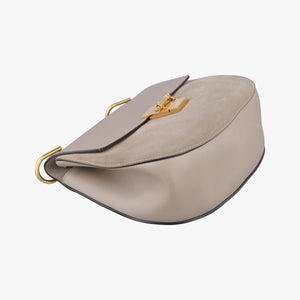 Vintage Chloe DREW Grey Leather × suede  shoulderbag | stylenewstar