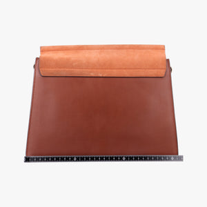 Pre-owned Chloe FAYE Brown Leather × suede  shoulderbag | stylenewstar