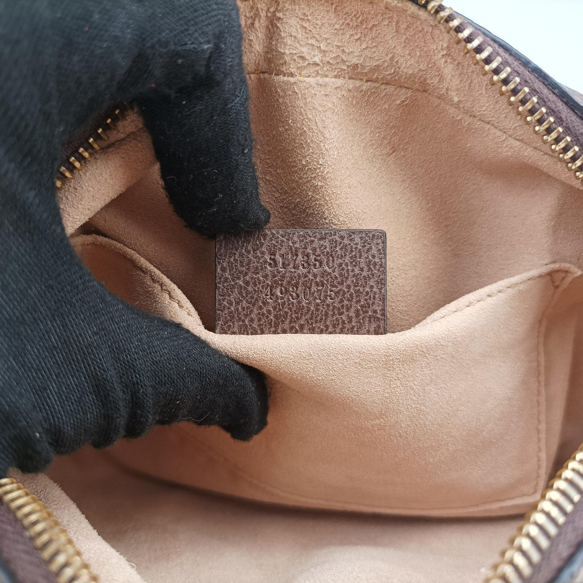 Pre-owned Gucci OPHIDIA Brown×red×green PVC coated canvas 517350 shoulderbag | stylenewstar