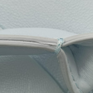 Pre-owned Bottega Veneta THE ARCO Tote Blue lambskin  shoulderbag | stylenewstar