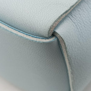 Pre-owned Bottega Veneta THE ARCO Tote Blue lambskin  shoulderbag | stylenewstar
