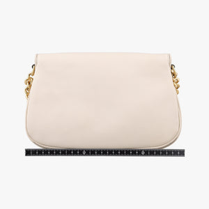 Vintage Gucci Blondie Chain White Leather 699268 shoulderbag | stylenewstar