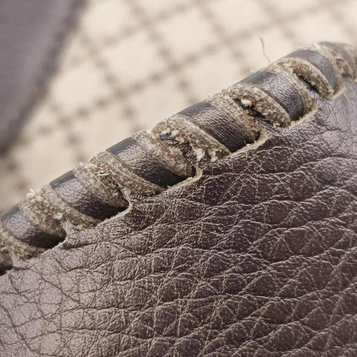 Pre-owned Gucci New Jackie Beige×Brown canvas×leather 246907 shoulderbag | stylenewstar
