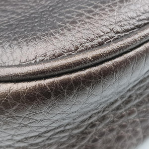 Pre-owned Gucci New Jackie Beige×Brown canvas×leather 246907 shoulderbag | stylenewstar