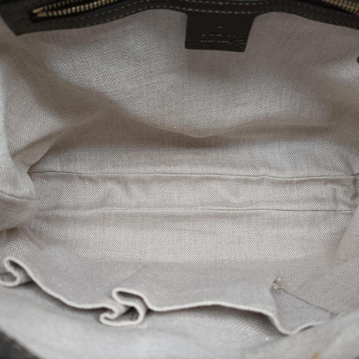 Pre-owned Gucci New Jackie Beige×Brown canvas×leather 246907 shoulderbag | stylenewstar