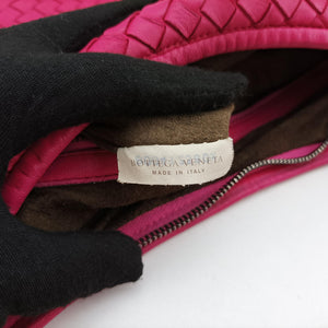 Secondhand Bottega Veneta Intrecciato Rose lambskin  shoulderbag | stylenewstar
