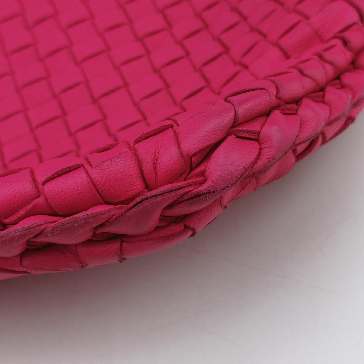 Secondhand Bottega Veneta Intrecciato Rose lambskin  shoulderbag | stylenewstar