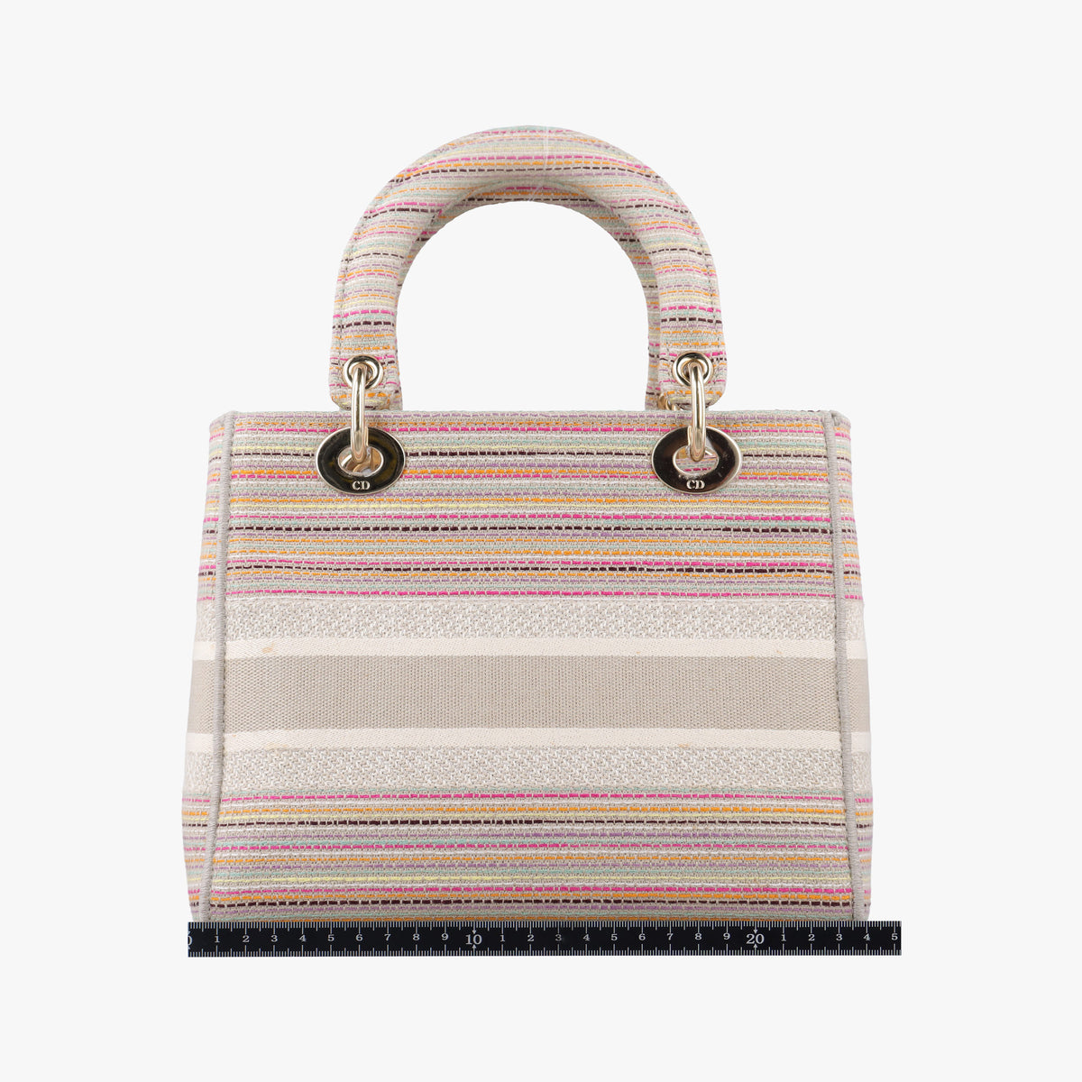 Pre-owned Christian Dior Lady Dior Multicolor fabric  shoulderbag | stylenewstar