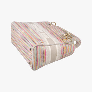 Pre-owned Christian Dior Lady Dior Multicolor fabric  shoulderbag | stylenewstar