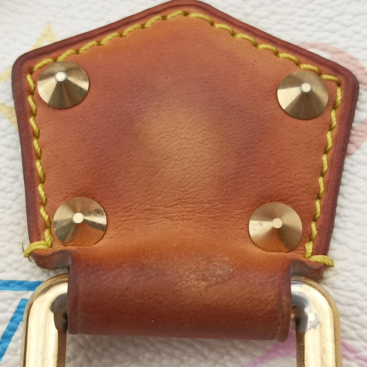 Vintage Louis Vuitton Alma PM white Monogram Multicolor M92647 handbag | stylenewstar