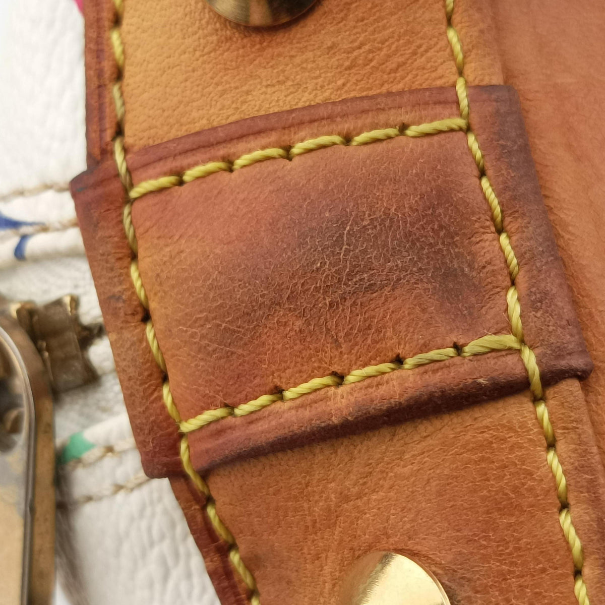Vintage Louis Vuitton Alma PM white Monogram Multicolor M92647 handbag | stylenewstar