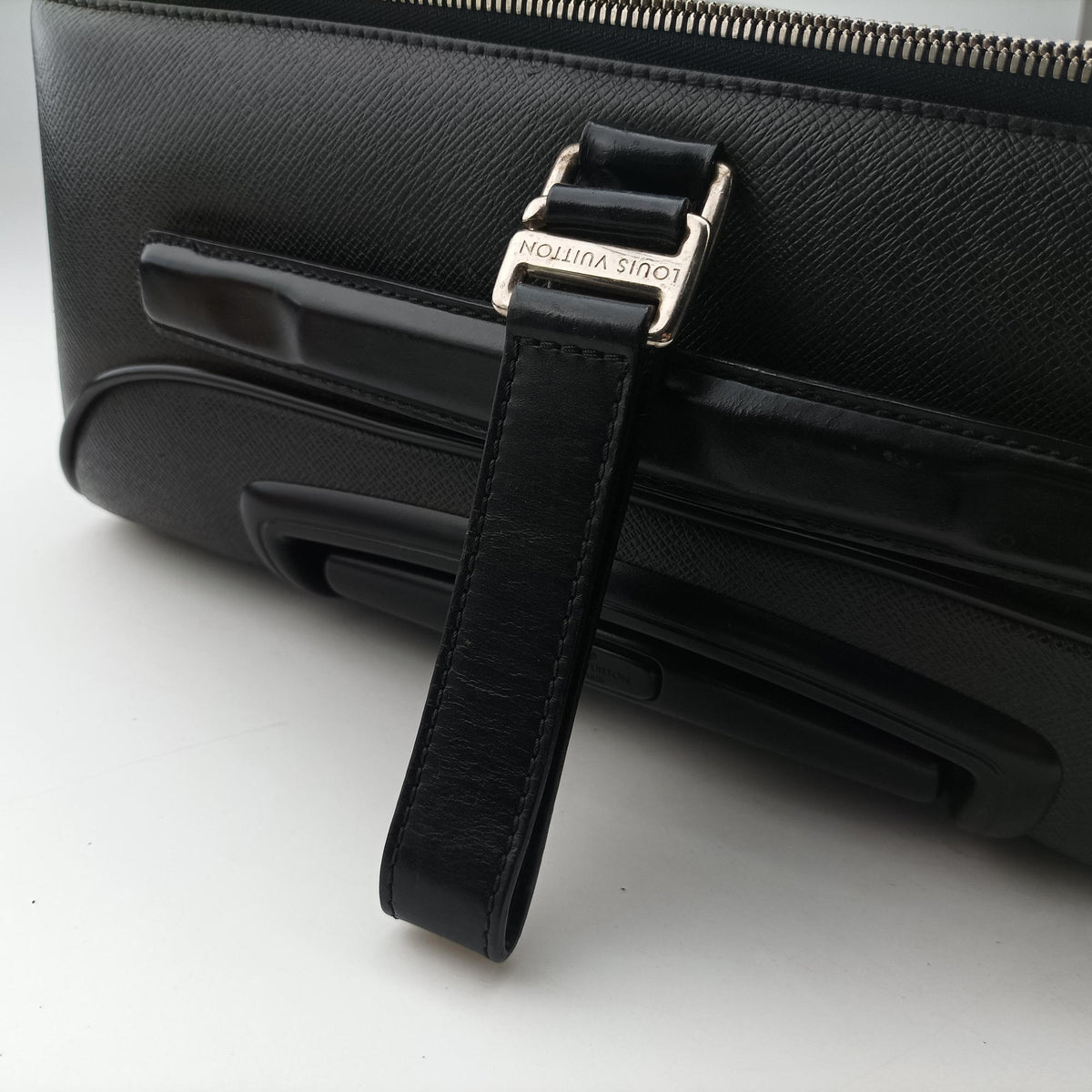 Pre-owned Louis Vuitton Pegase 55 ARDOISE Taiga Leather M23272 suitcase | stylenewstar