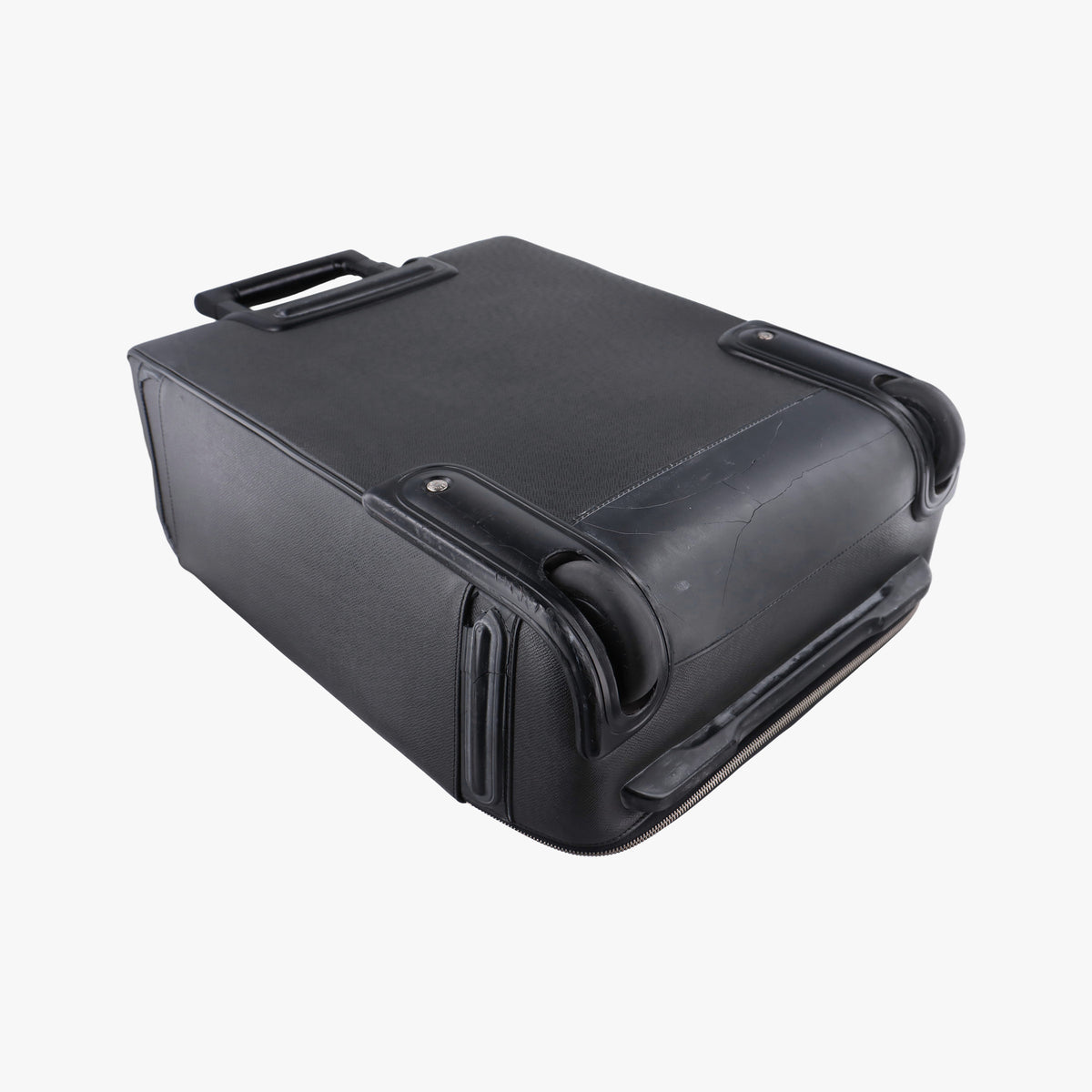 Pre-owned Louis Vuitton Pegase 55 ARDOISE Taiga Leather M23272 suitcase | stylenewstar