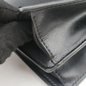 Vintage Fendi Kan I Black Leather 8M0381 shoulderbag | stylenewstar