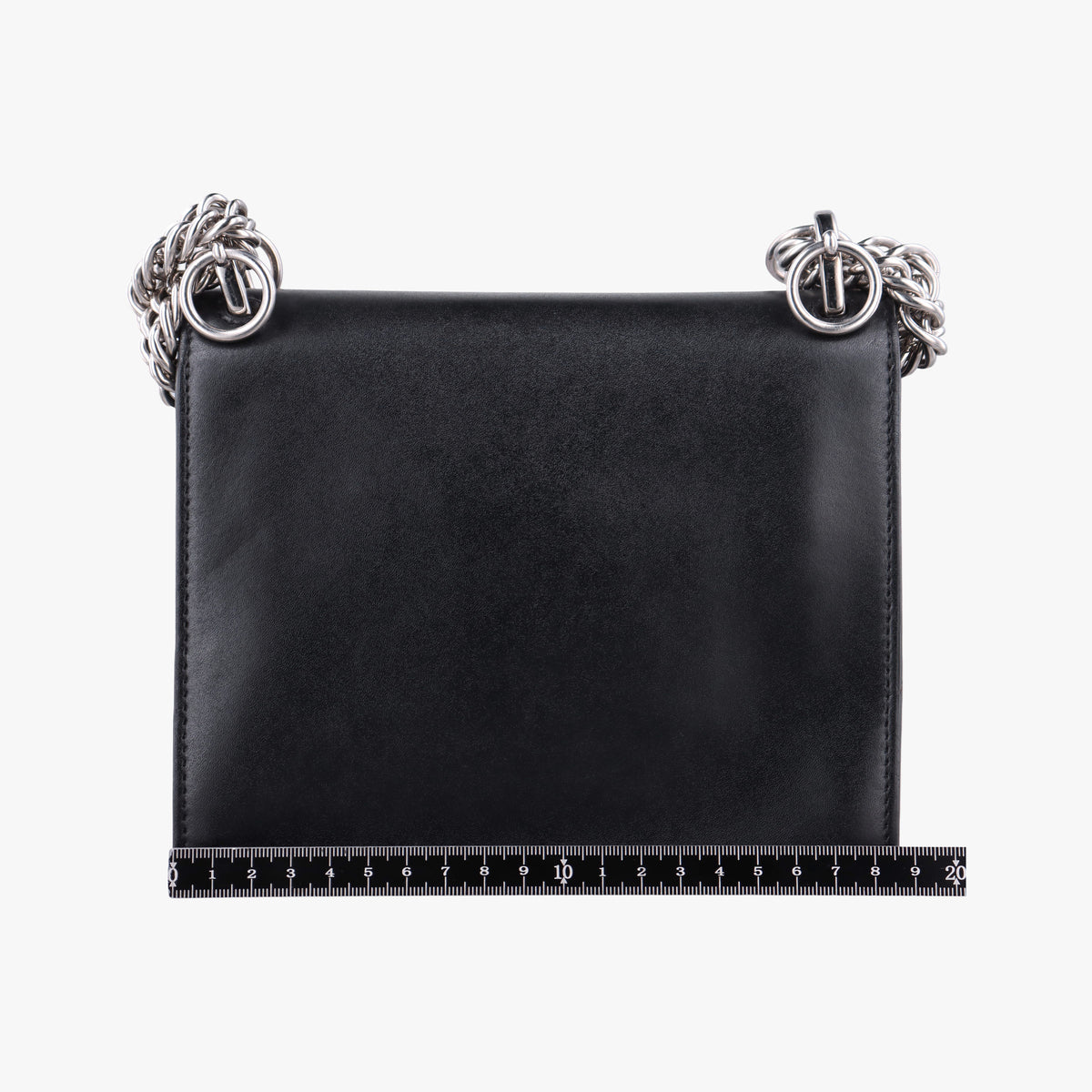 Vintage Fendi Kan I Black Leather 8M0381 shoulderbag | stylenewstar