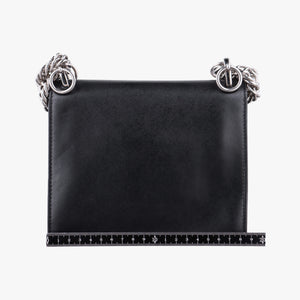 Vintage Fendi Kan I Black Leather 8M0381 shoulderbag | stylenewstar