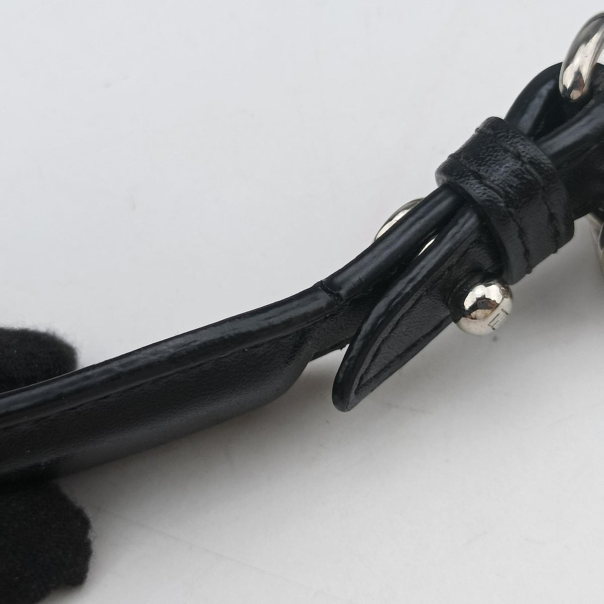 Vintage Fendi Kan I Black Leather 8M0381 shoulderbag | stylenewstar