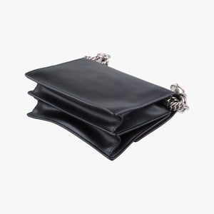 Vintage Fendi Kan I Black Leather 8M0381 shoulderbag | stylenewstar