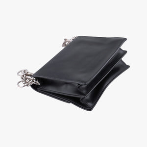Vintage Fendi Kan I Black Leather 8M0381 shoulderbag | stylenewstar