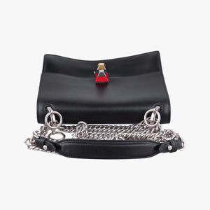 Vintage Fendi Kan I Black Leather 8M0381 shoulderbag | stylenewstar