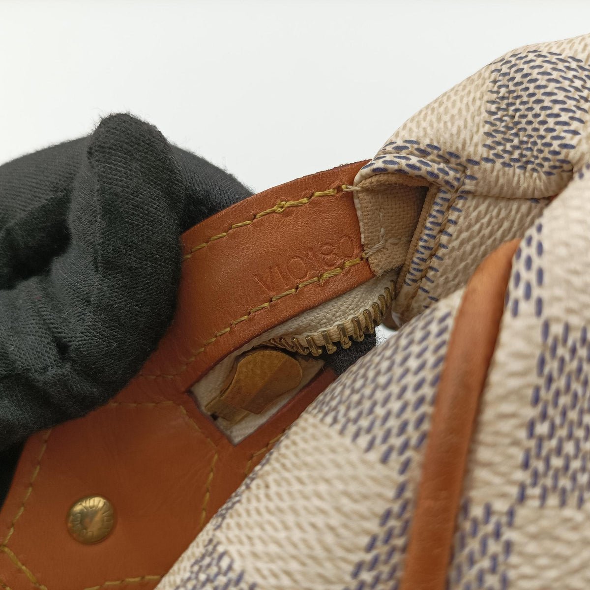 Pre-owned Louis Vuitton STRESA PM Azur Damier Canvas N42220 shoulderbag | stylenewstar