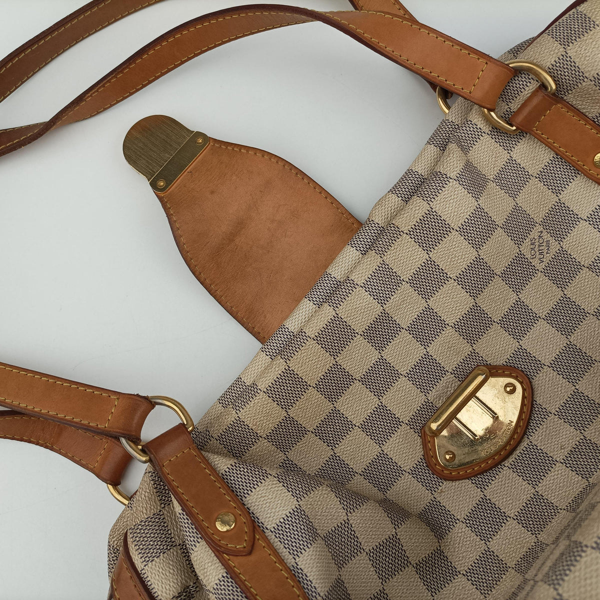 Pre-owned Louis Vuitton STRESA PM Azur Damier Canvas N42220 shoulderbag | stylenewstar