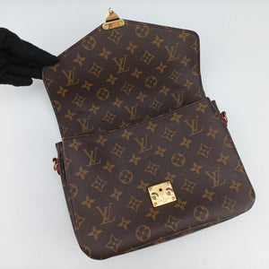 Secondhand Louis Vuitton Pochette Metis MM Brown Monogram Canvas M44875 shoulderbag | stylenewstar