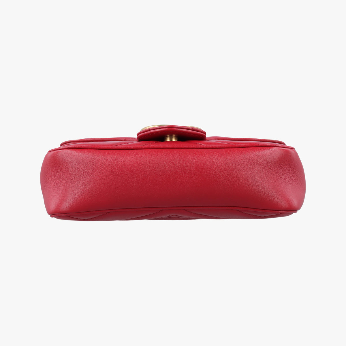Pre-owned Gucci GG Marmont Red Leather 476433 shoulderbag | stylenewstar