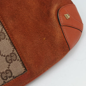 Pre-owned Gucci New Jackie Orange Suede 20888 handbag | stylenewstar