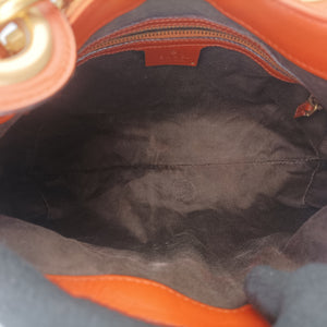 Pre-owned Gucci New Jackie Orange Suede 20888 handbag | stylenewstar
