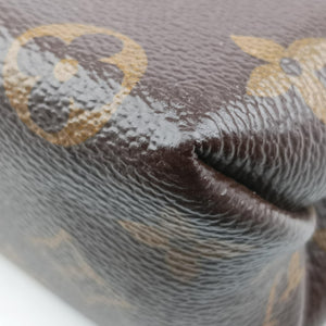 Pre-owned Louis Vuitton Locky BB Monogram/Brown×Coqulicot Monogram canvas×calf leather M44322 shoulderbag | stylenewstar