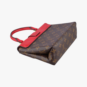 Pre-owned Louis Vuitton Locky BB Monogram/Brown×Coqulicot Monogram canvas×calf leather M44322 shoulderbag | stylenewstar