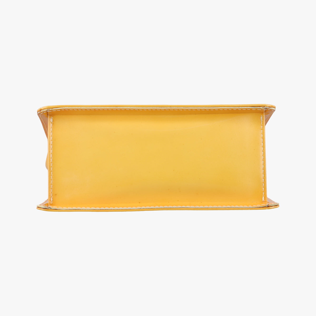 Pre-owned Louis Vuitton Spring Street Lime yellow Vernis M91068 handbag | stylenewstar