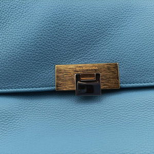 Pre-owned Balenciaga Le Dix Blue leather  shoulderbag | stylenewstar